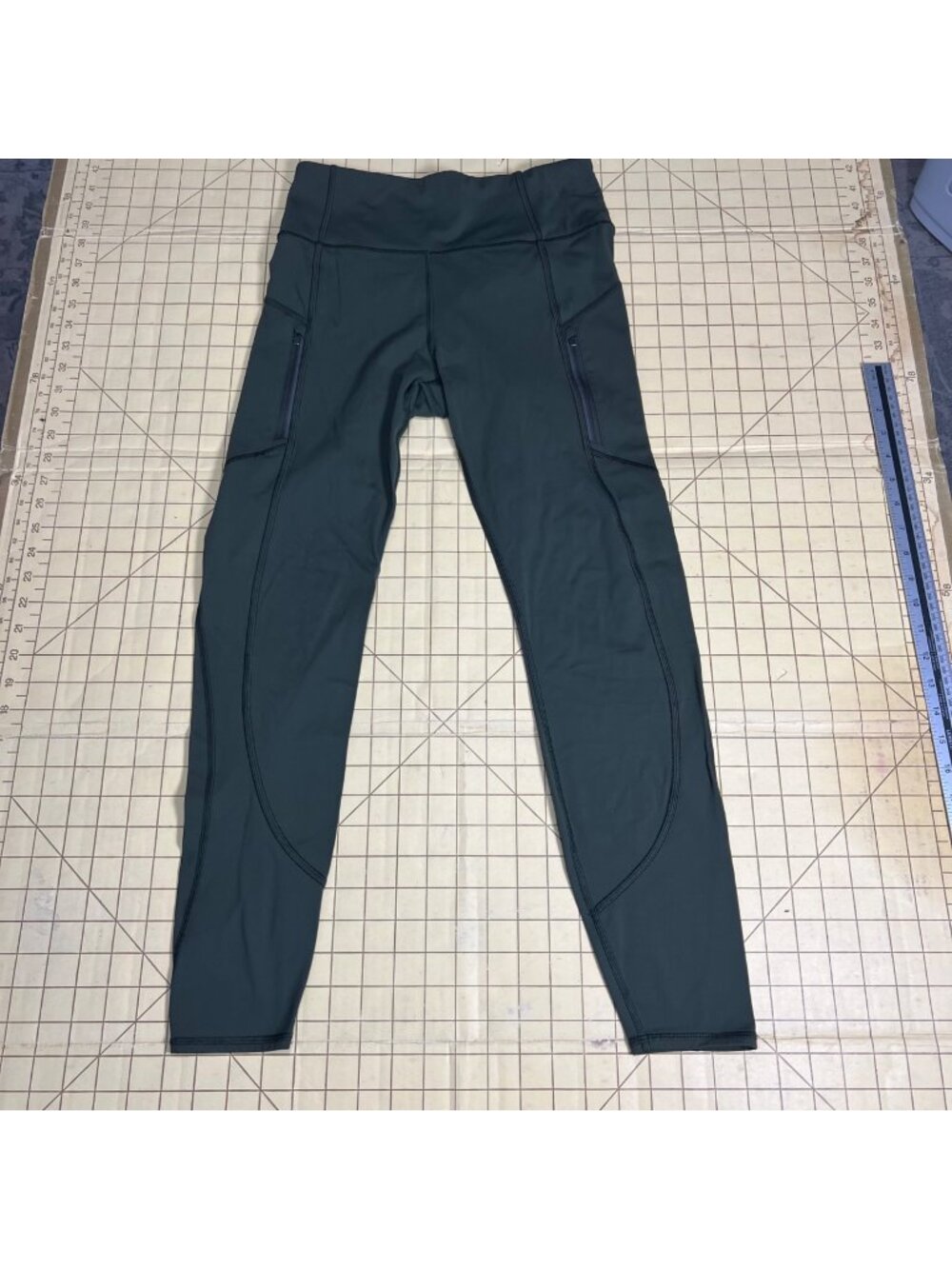 Athleta Rainier Tight S High-Waist Leggings Black With Pockets Activewear